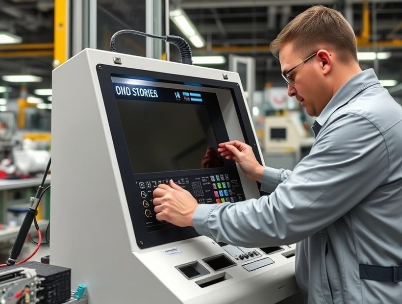 Línea de producción de terminales de autoservicio