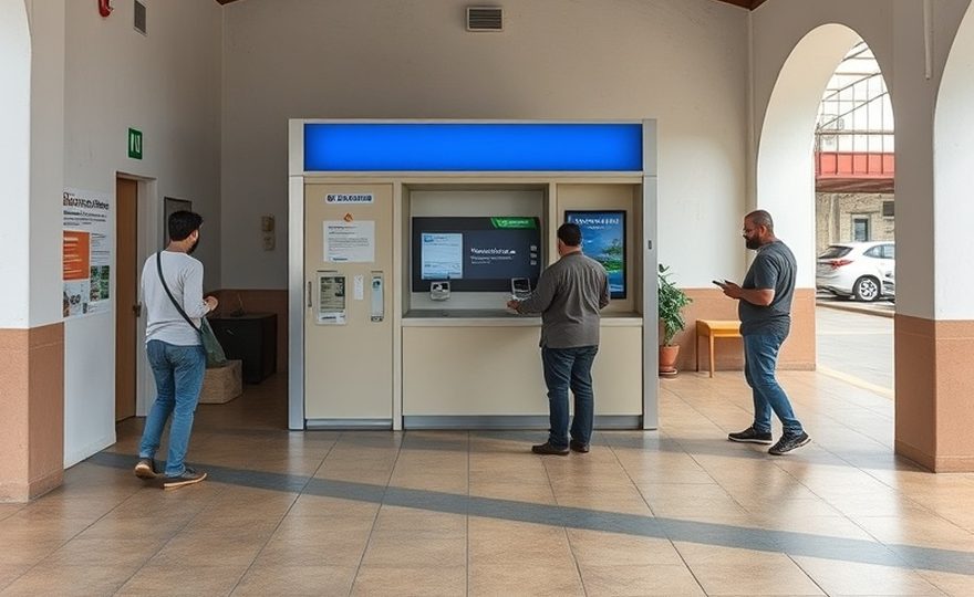 Después — Terminal nuevo instalado y operando de forma continua.
